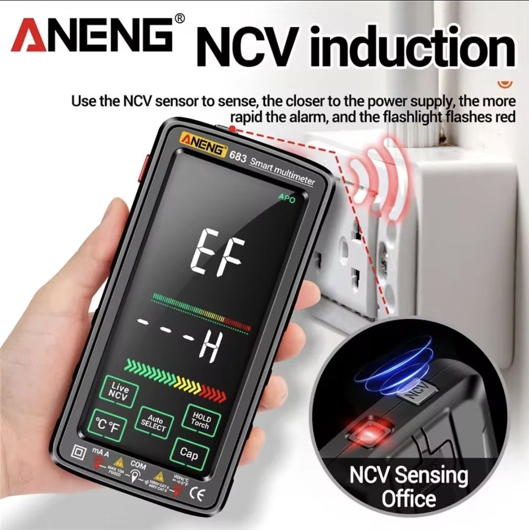 Мултиметър Aneng 683 тъчскрийн