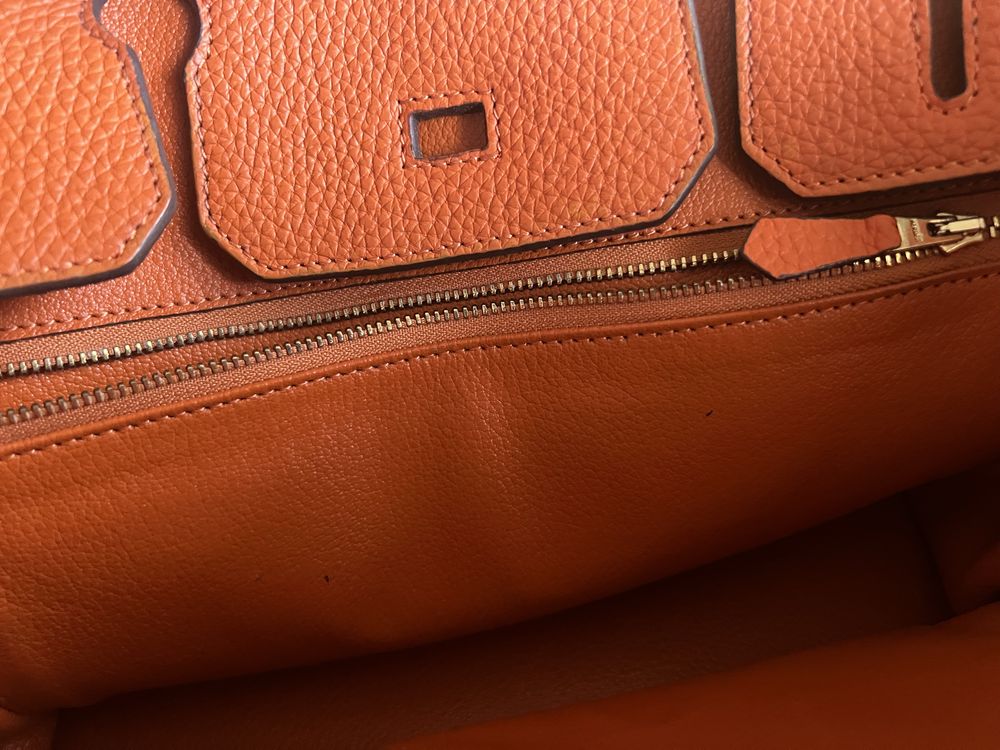 Hermes Birkin Togo 35 orange