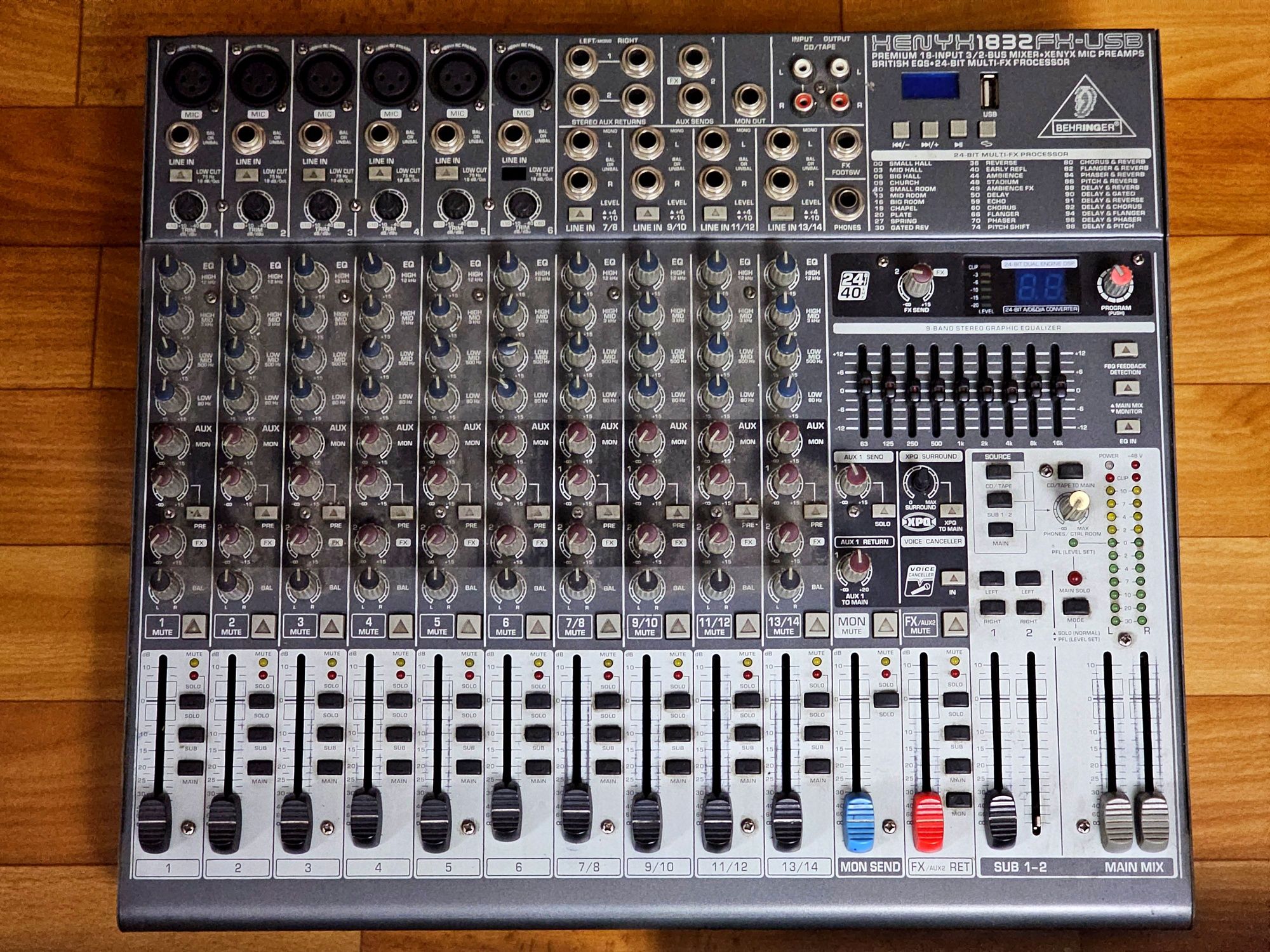 Нерабочие микшерные пульты BEHRINGER