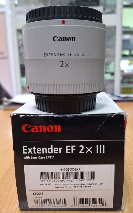 Canon Extender EF 2-x,III-версия (Япония,оригинал,2-х кратный,как нов)