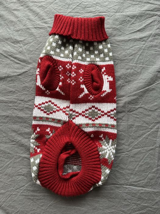 Коледен пуловер за домашен любимец