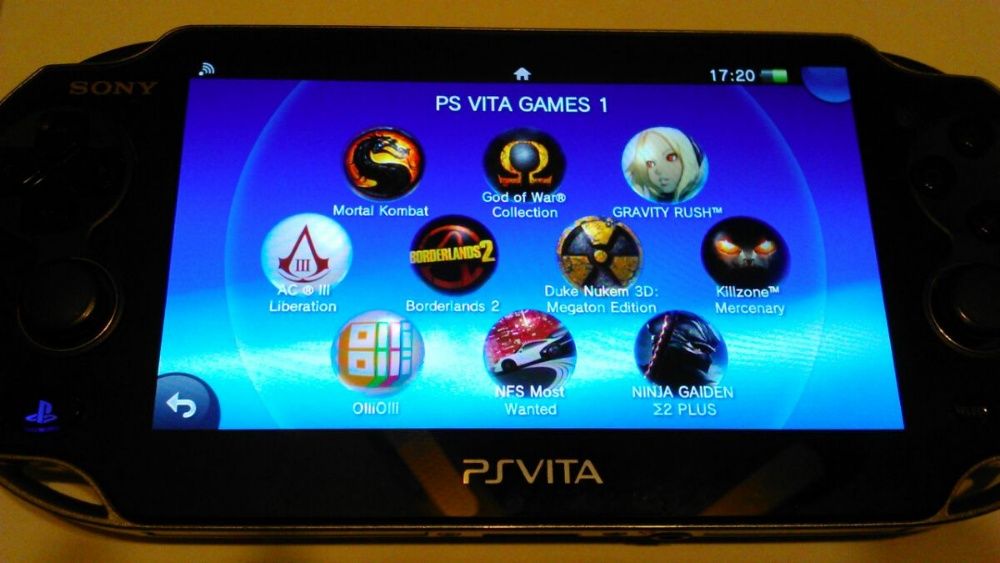 PS Vita 1004 OLED със 64 GB карта с качени 1823 игри