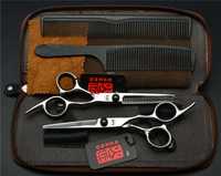 Нови Кашо професионални фризьорски ножици 6 инча комплект