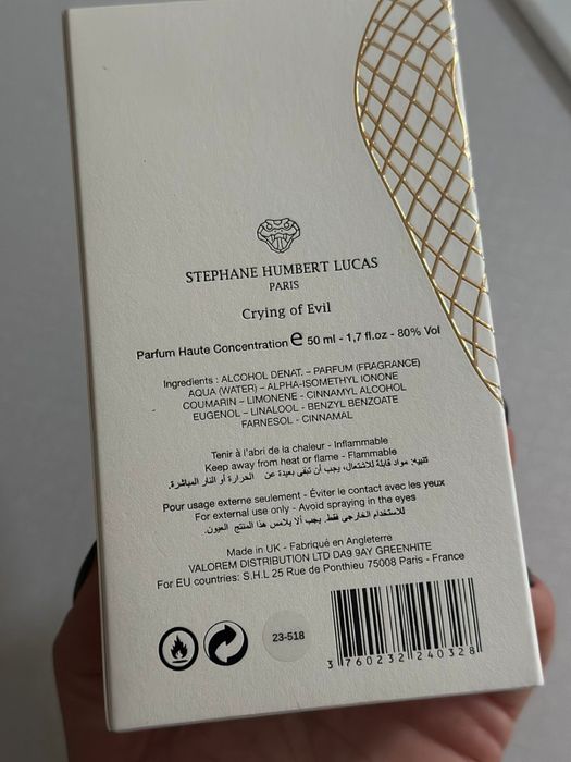 Parfum Stephane Humbertus Lucas - Crying of Evil