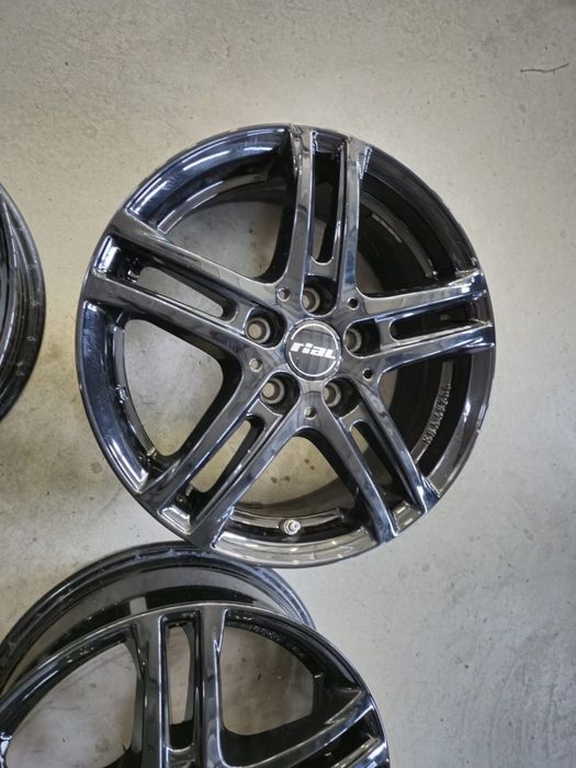Jante Rial Black 5x108 R16 Ford Focus Mondeo Kuga Volvo / senzori