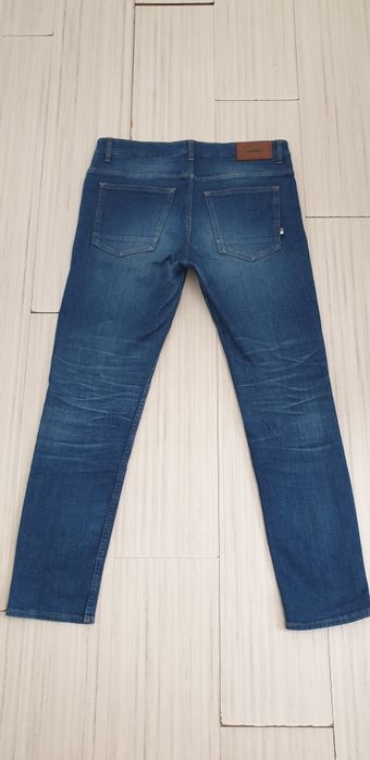 Hugo Boss Delano Slim Fit  Candiani Denim / 33/32 ОРИГИНАЛ Мъжки Дънки