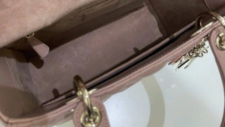 Geanta Dior Lady,accesorii metalice, saculet, etichetă