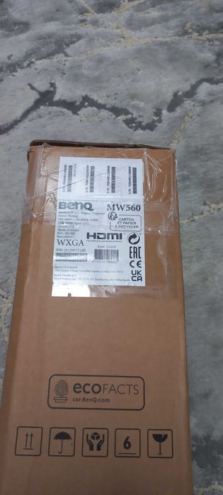 Videoproiector BenQ WXGA 1280*800, MW560, 4000 lumeni, alb