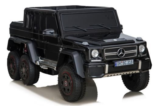 Masina electrica Mercedes G63 6x6 Premium cu 4 motoare #Negru