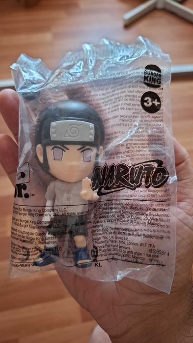 Naruto Neji Figurina Burger King SIGILAT