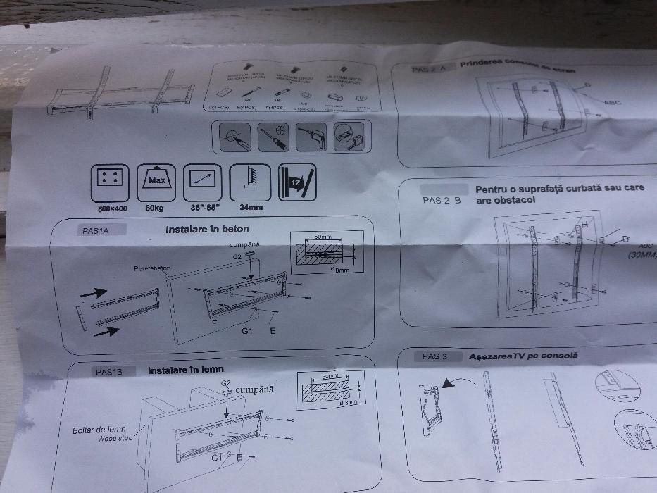 Suport TV LCD reglabil