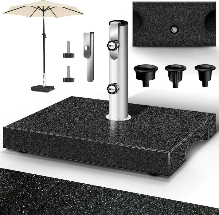 Гранитна стойка за чадъри с дръжка за носене Tillvex