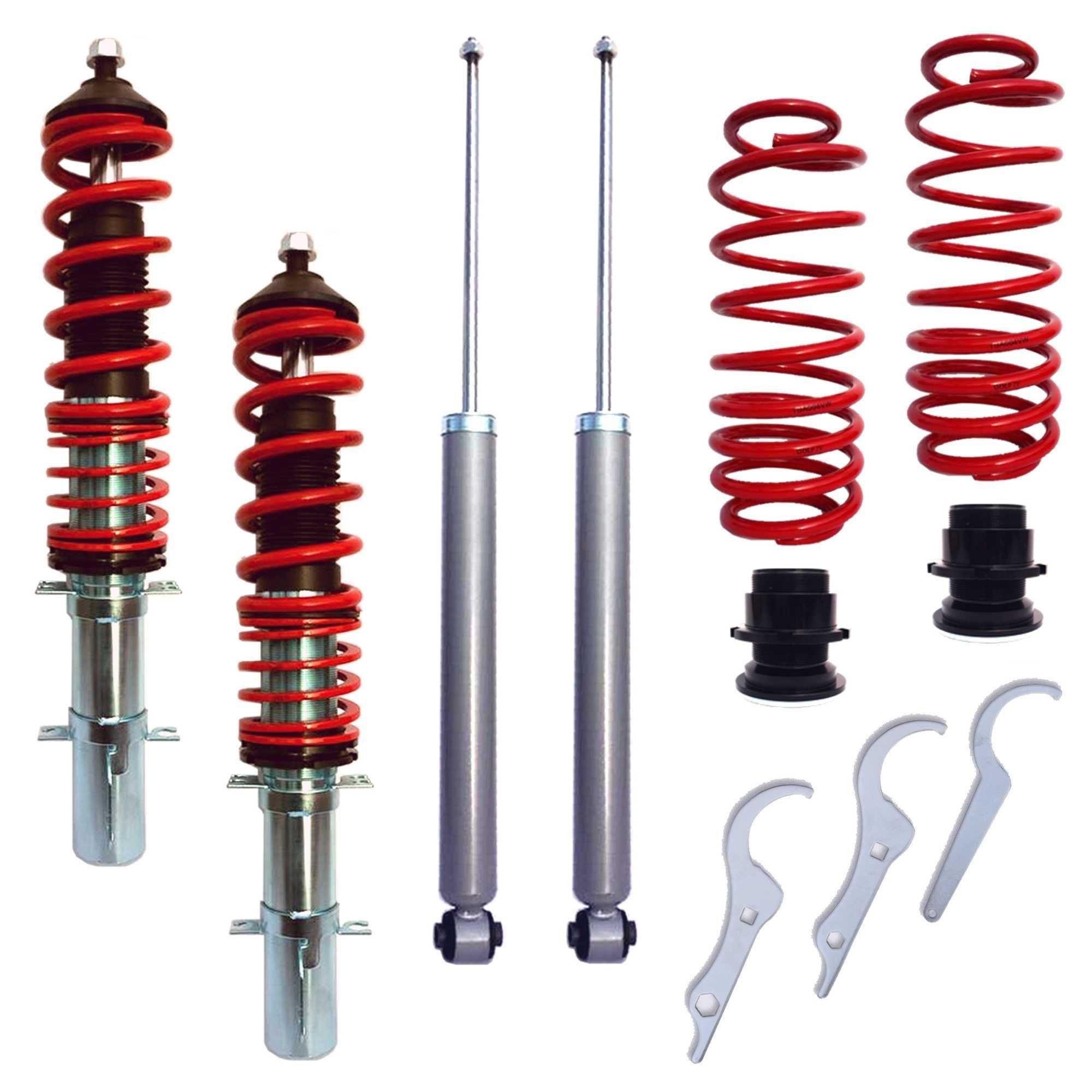 Suspensie sport reglabila RedLine VW Golf 4 Bora Octavia Leon A3 NOU