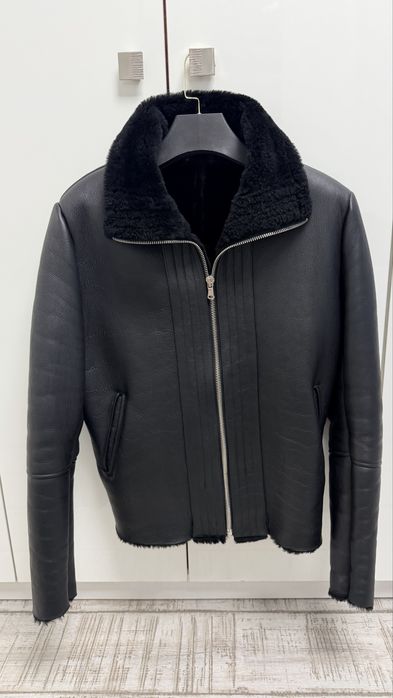 Кожанная натуральная мужская куртка