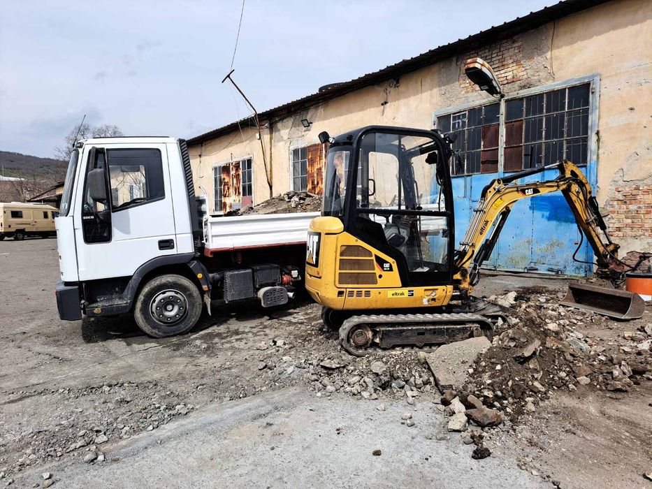 Услуга, услуги с мини багер и самосвал