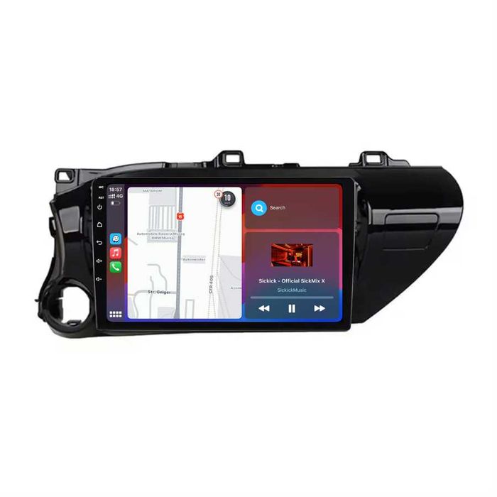 Navigatie Android Dedicata Toyota Hilux 2015+, 10Inch, BT, Carplay