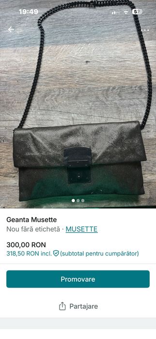 Geanta Musette, noua.