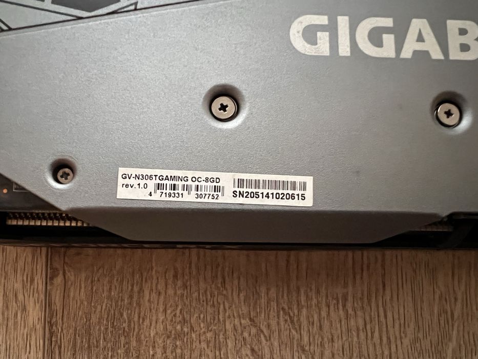 NVIDIA RTX 3060Ti Gigabyte Gaming OC