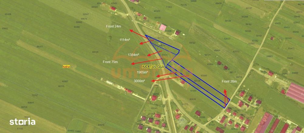 Teren de vanzare Jucu de Mijloc Intravilan 7.463m²