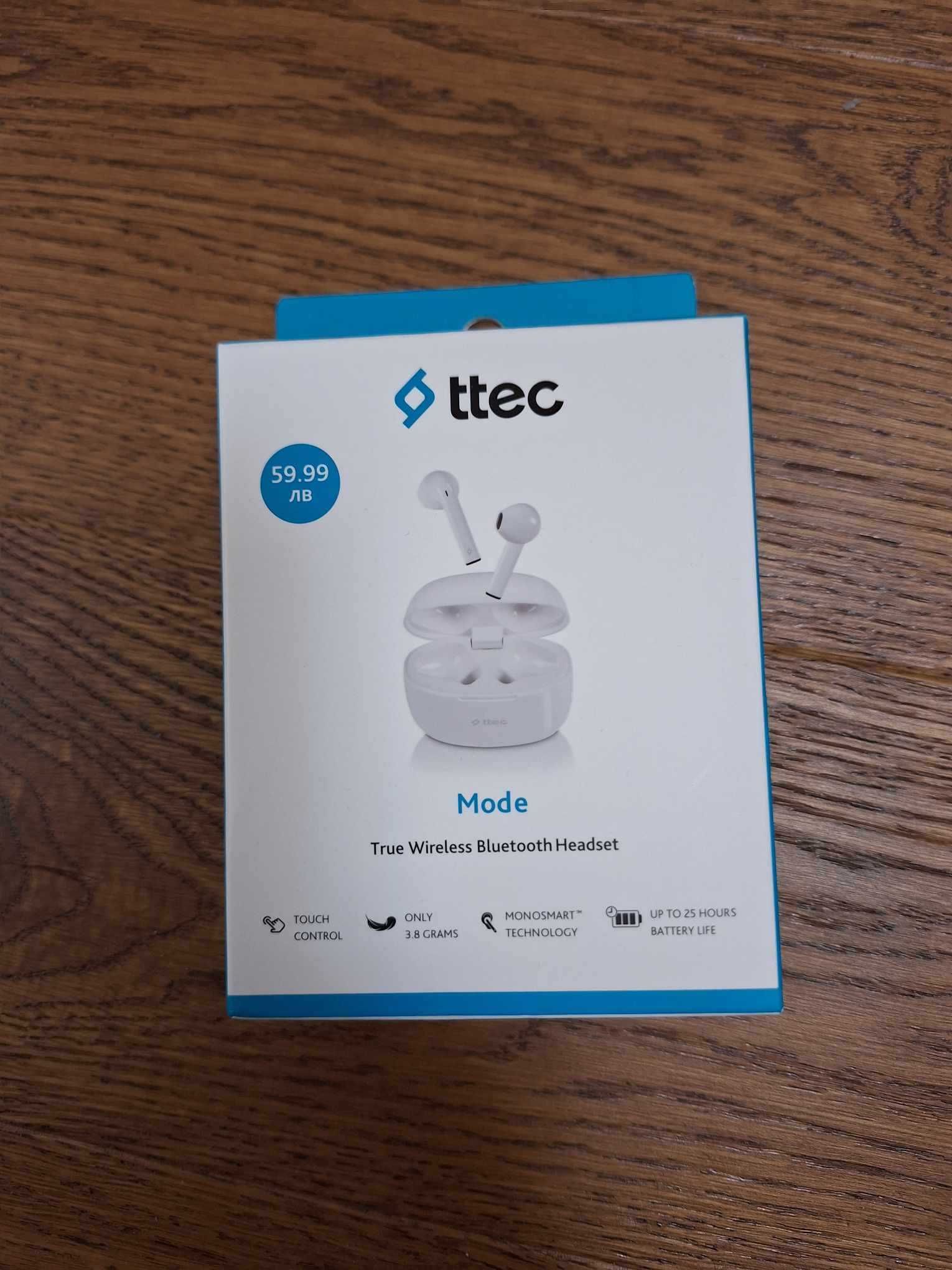 Нови TTEC безжични аудио слушалки с микрофон