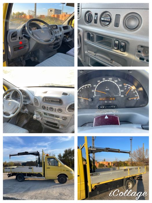 Sprinter 413cdi 130cp 2.2 355 95kw 130cp 611 macara hidraulica / lada