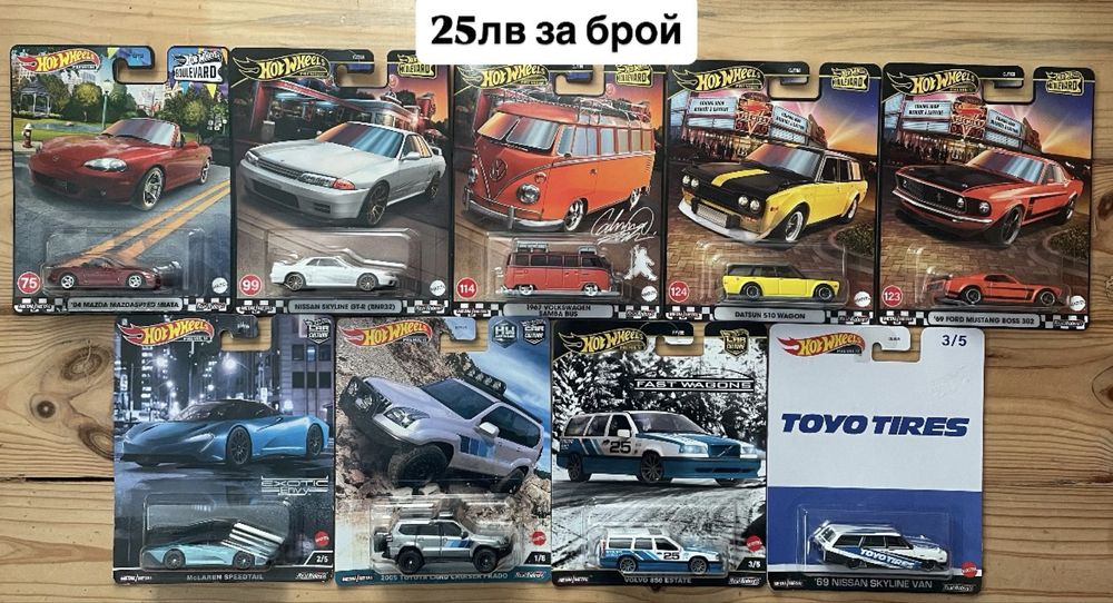 Hot Wheels Premium, RLC, Inno64, Tarmac, Mini GT, Kaido House