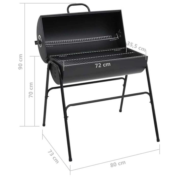 Gratar cu capac pt carbuni+ tava cenusa, Slow COOK, REDUS de la 635RON
