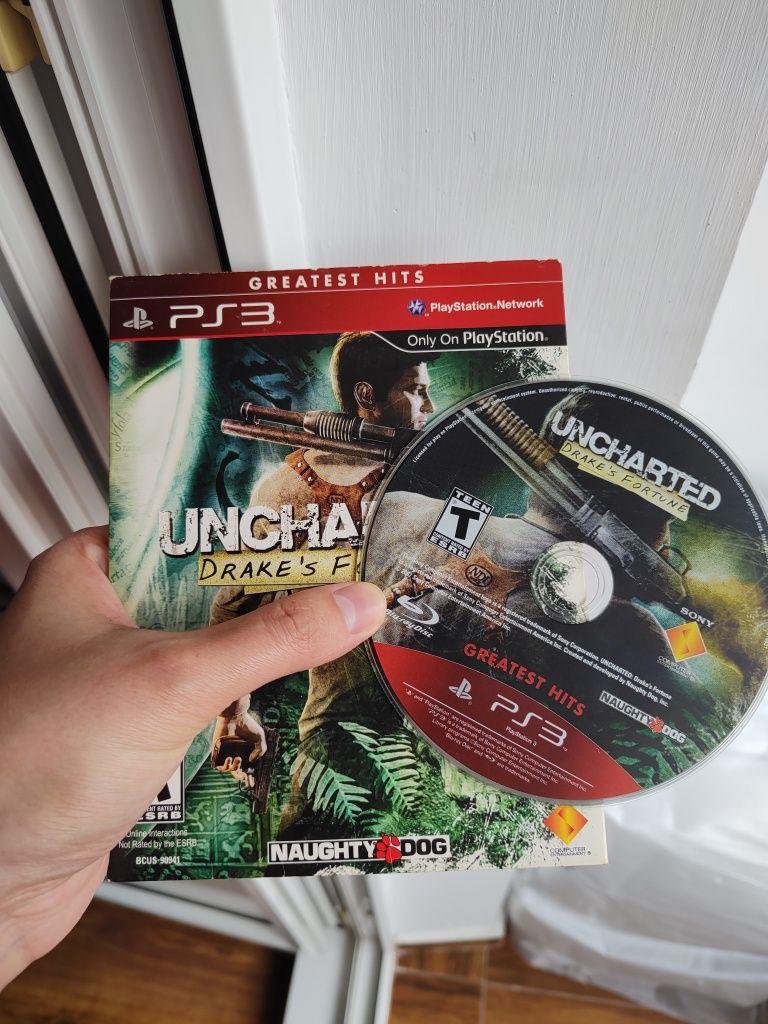 Joc PS3 Uncharted 1 Drake's Fortune Playstation 3 plic carton