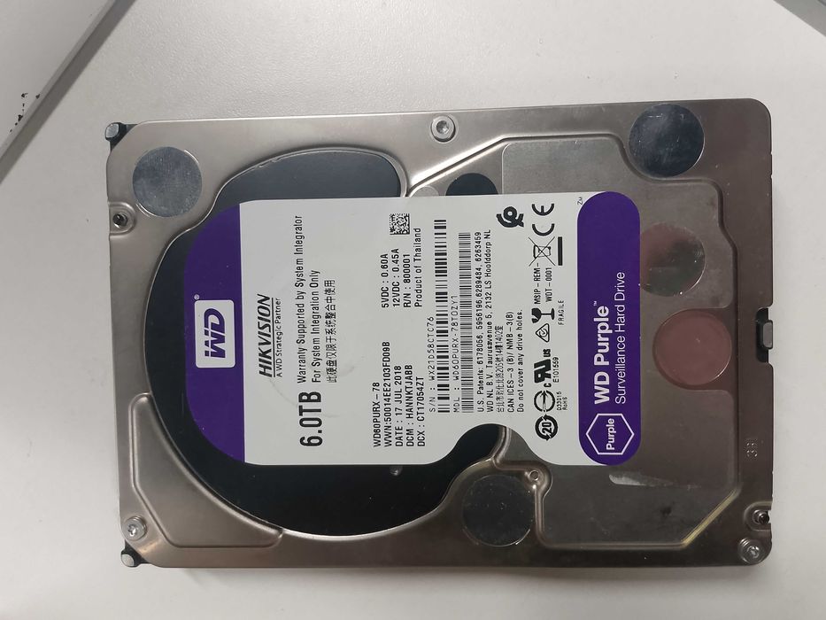 Продам WD purple 6 TB