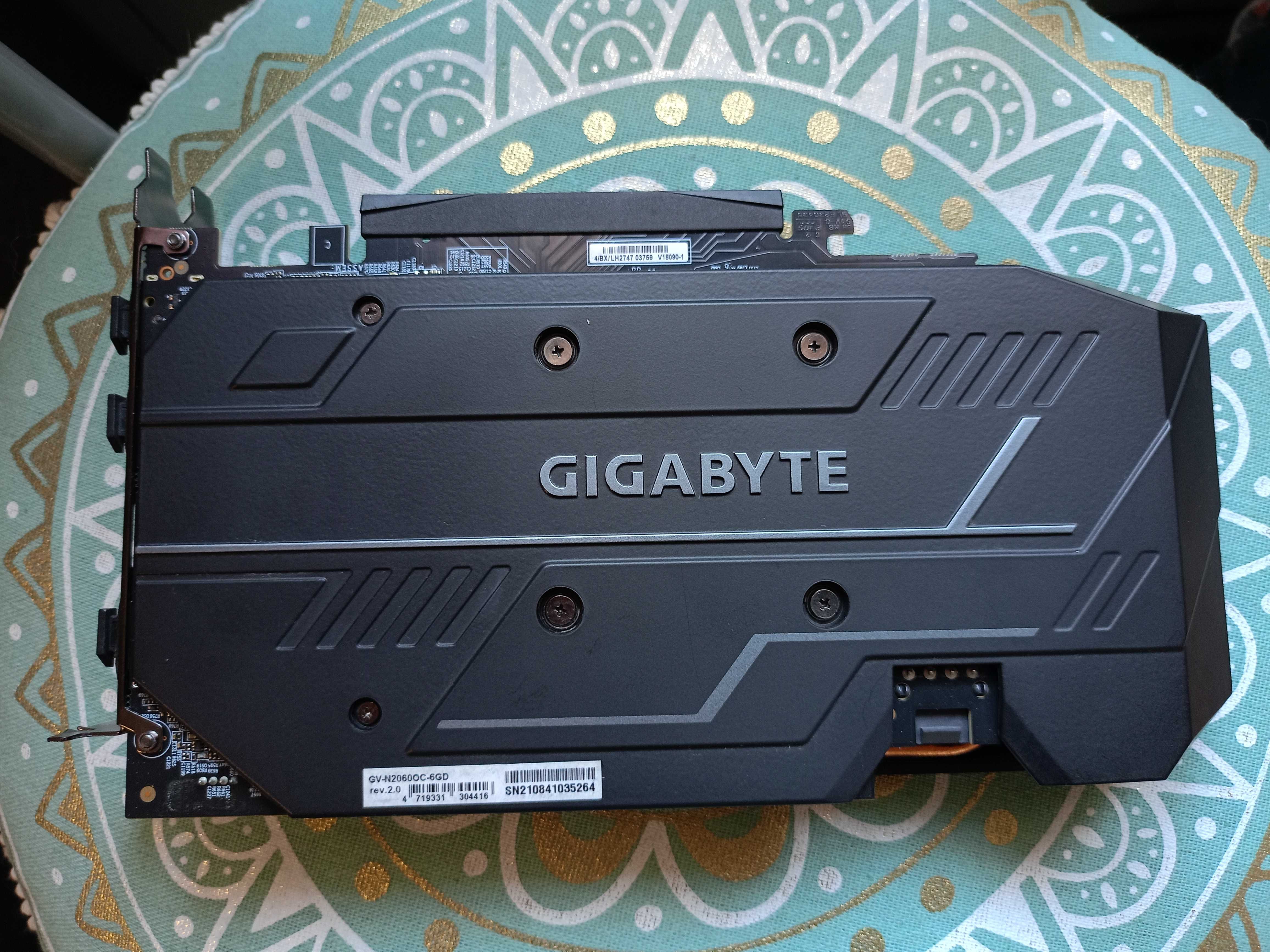 Nvidia 2060 GIGABYTE GeForce RTX OC 6gb