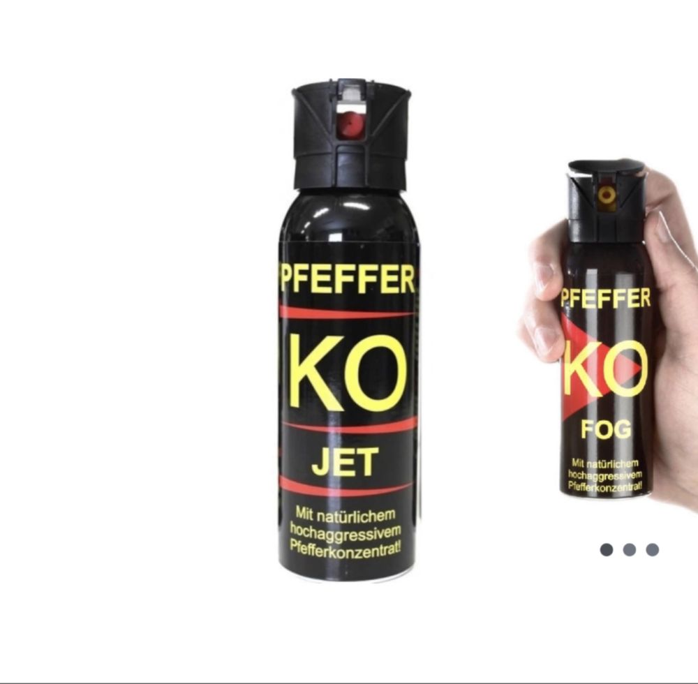 Spray paralizant-iritant-lacrimogen KO JET / KO DISPERSANT 100 ml