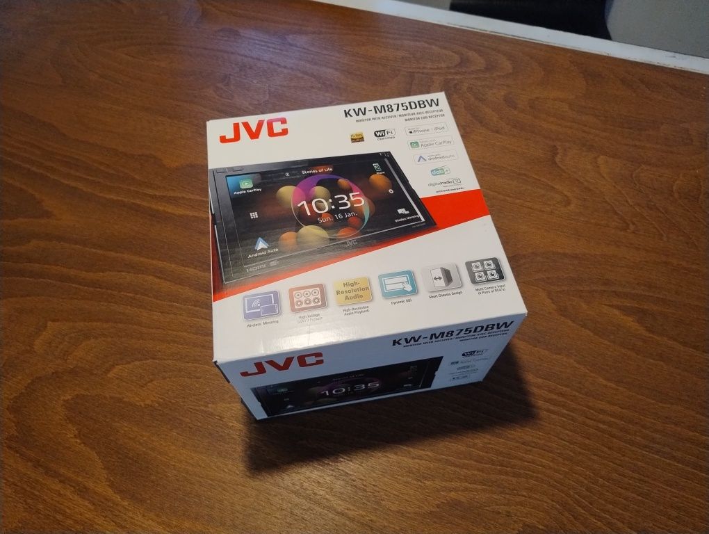 Авто ресийвър JVC KW-M 875DBW Bluetooth, 4x45 W