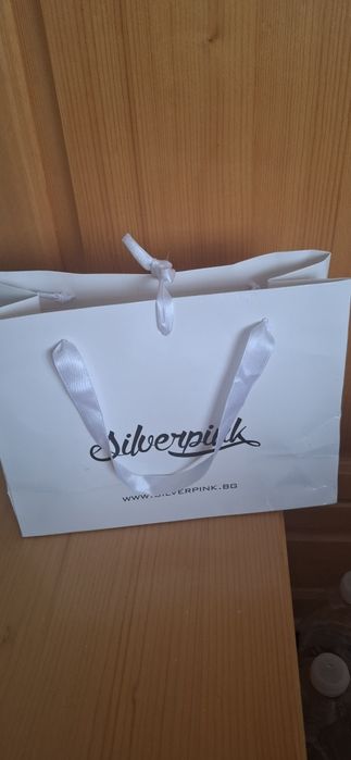 Сребърно колие с камъче и гривна със сърце Silverpink