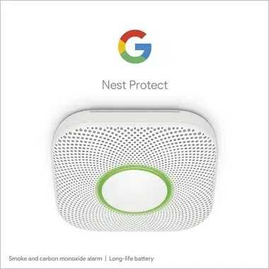 Senzor de CO & Fum Nest Protect,Google Nest,pe baterii,Wi-Fi ,sigilat
