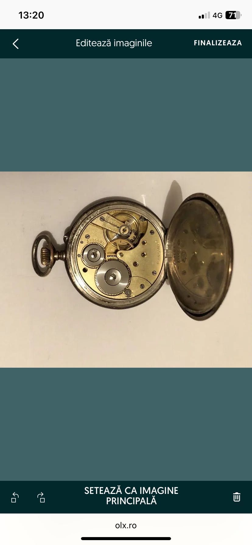 Ceas de buzunar de argint LONGINES,antique