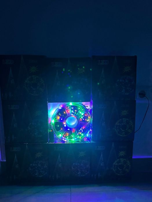 Instalație de Crăciun interior/exterior/100m/8 jocuri de lumini