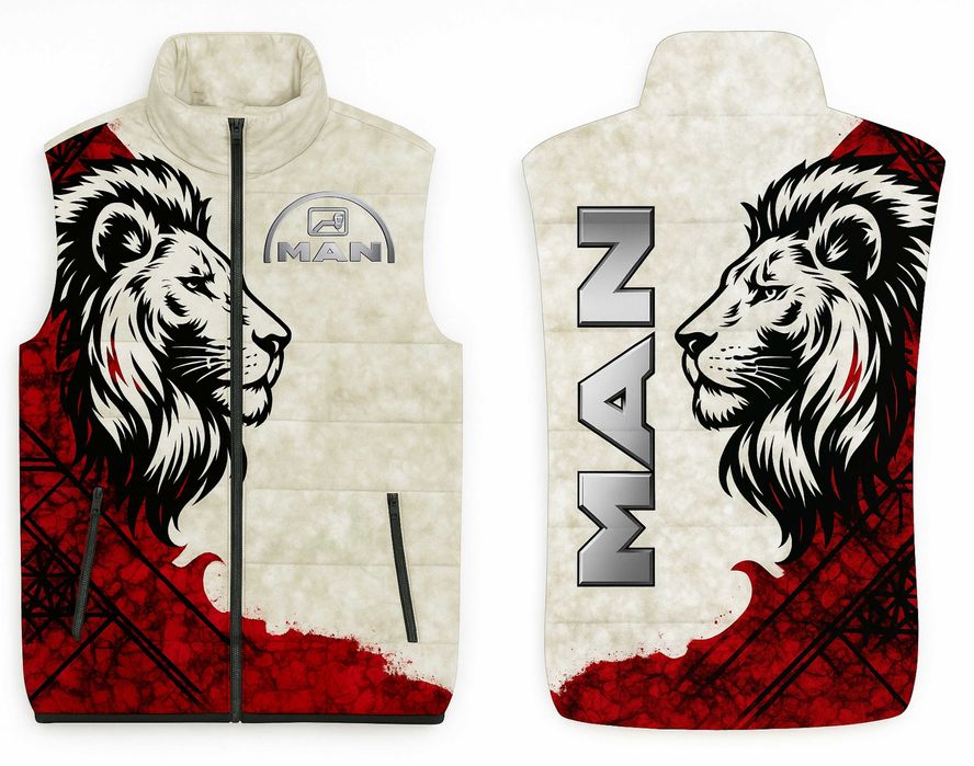 Мъжки елек МАН / MAN сюблимация размери от L до 5XL