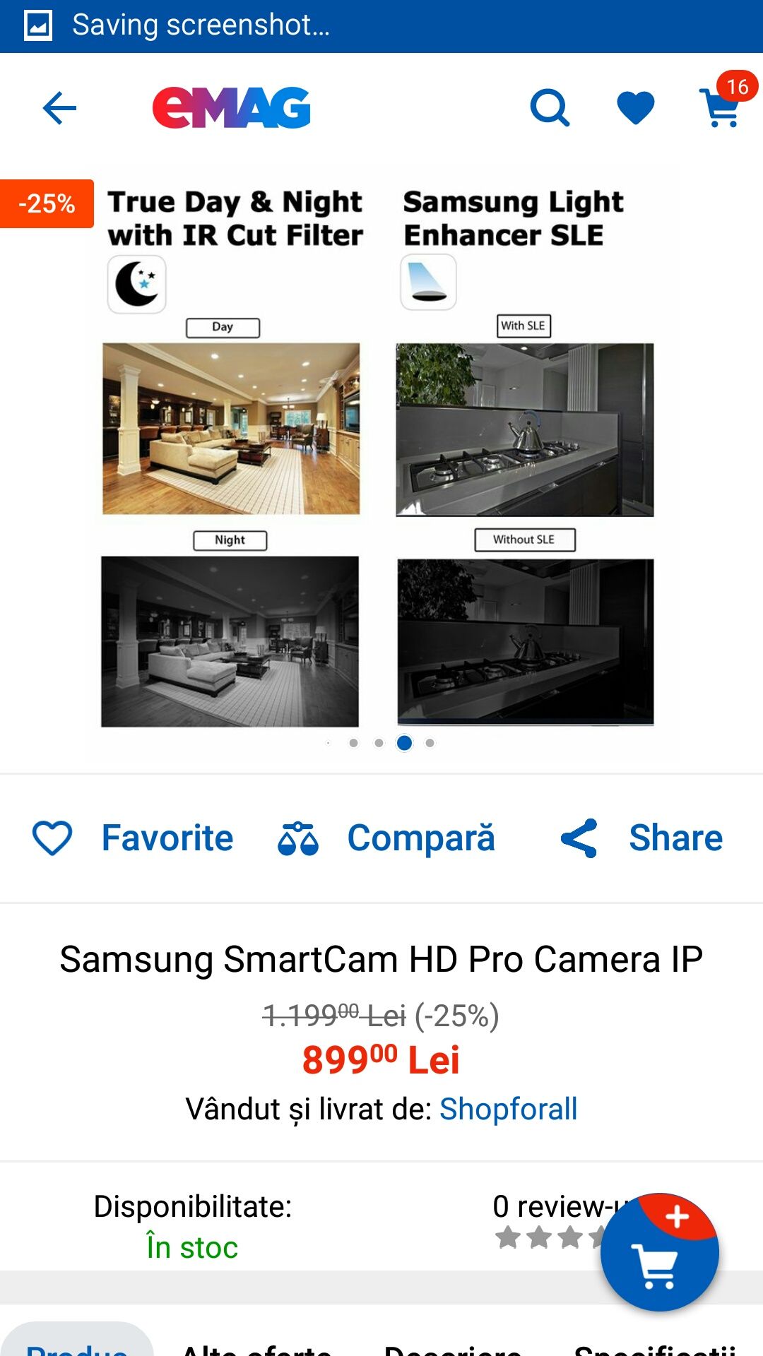 Samsung SmartCam HD Pro Camera ip Wireless Full hd1080