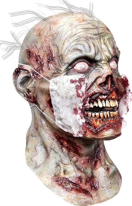 Masca de cap - Zombi rabdator