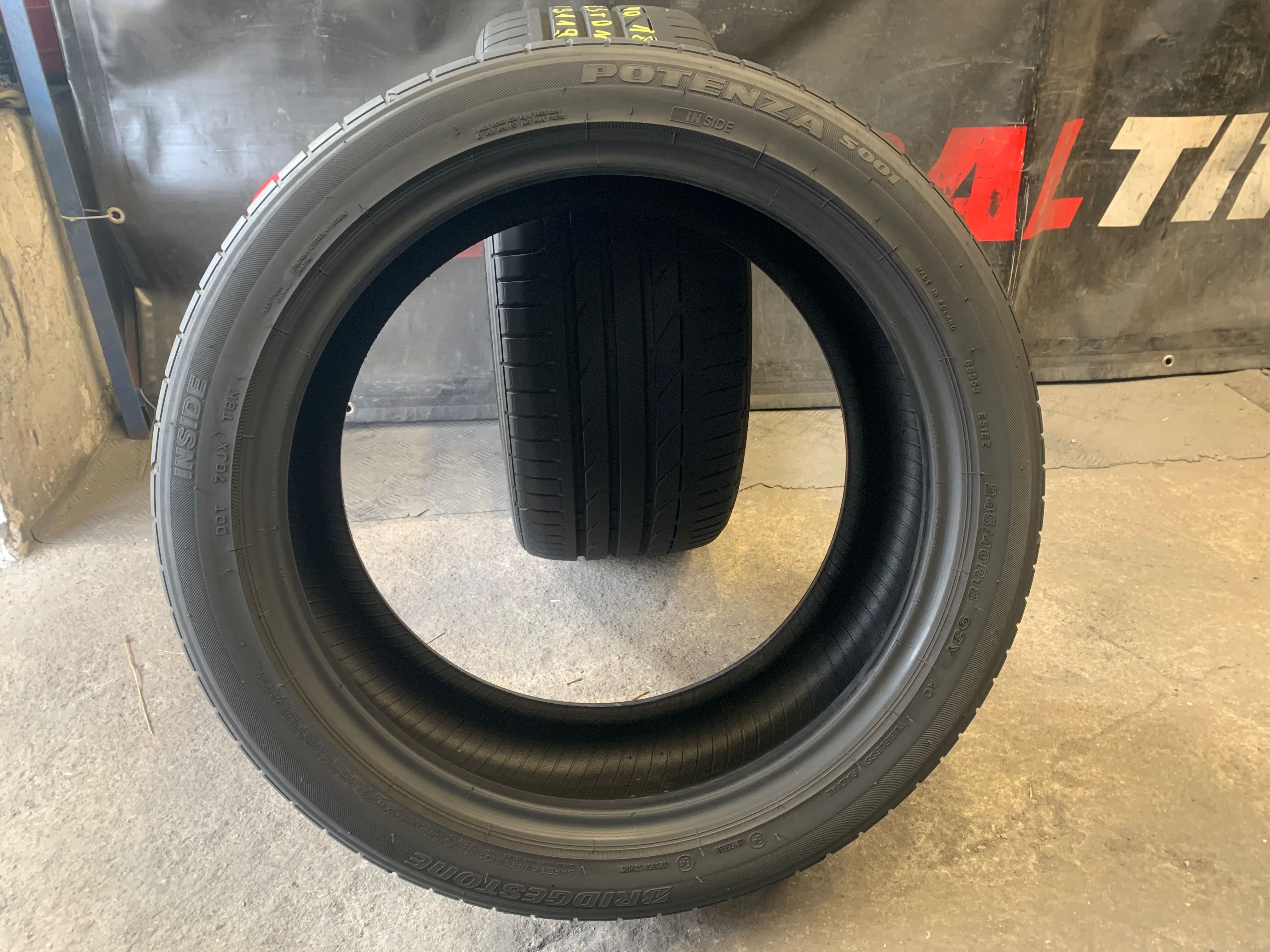 245 40 18, Летни гуми, Bridgestone PotenzaS001, 2 броя