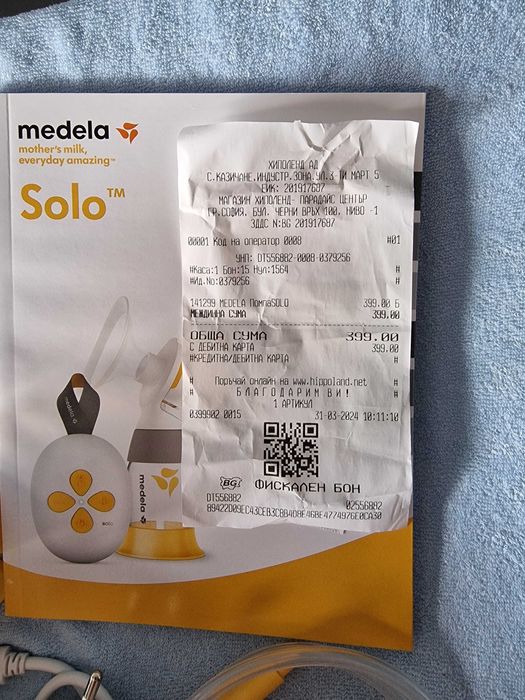 Електрическа помпа за кърма Medela Solo
