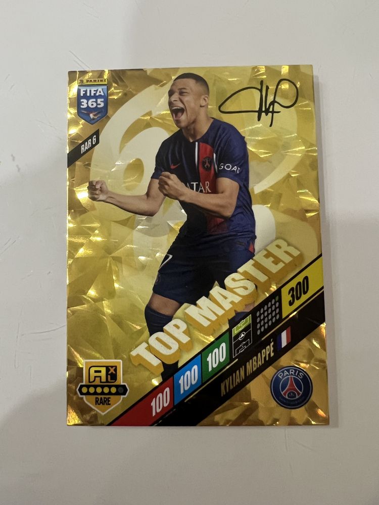 Vand cartonas Mbappe top master