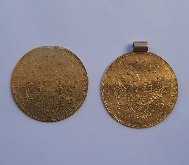 Monede 4 ducați 1915 din aur poate avea (aproape) oricine...