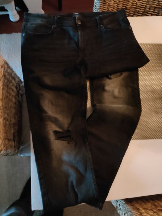 Pantaloni negrii smog 36/34 puțin purtati