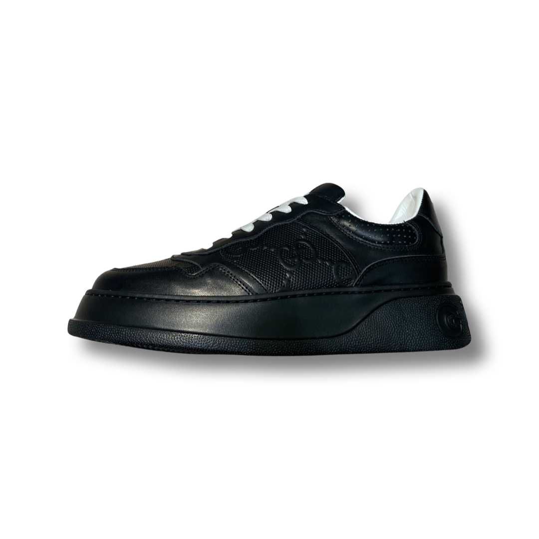 GUCCI Black GG Embossed Sneakers