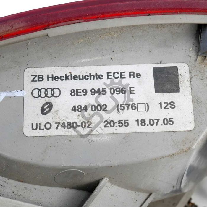 Десен външен стоп AUDI A4 (B7) 2004-2008 ID: 142932