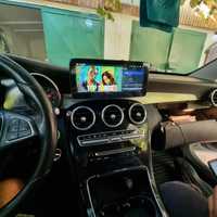 Navigatie android Mercedes C Class W205 Carplay Waze YouTube