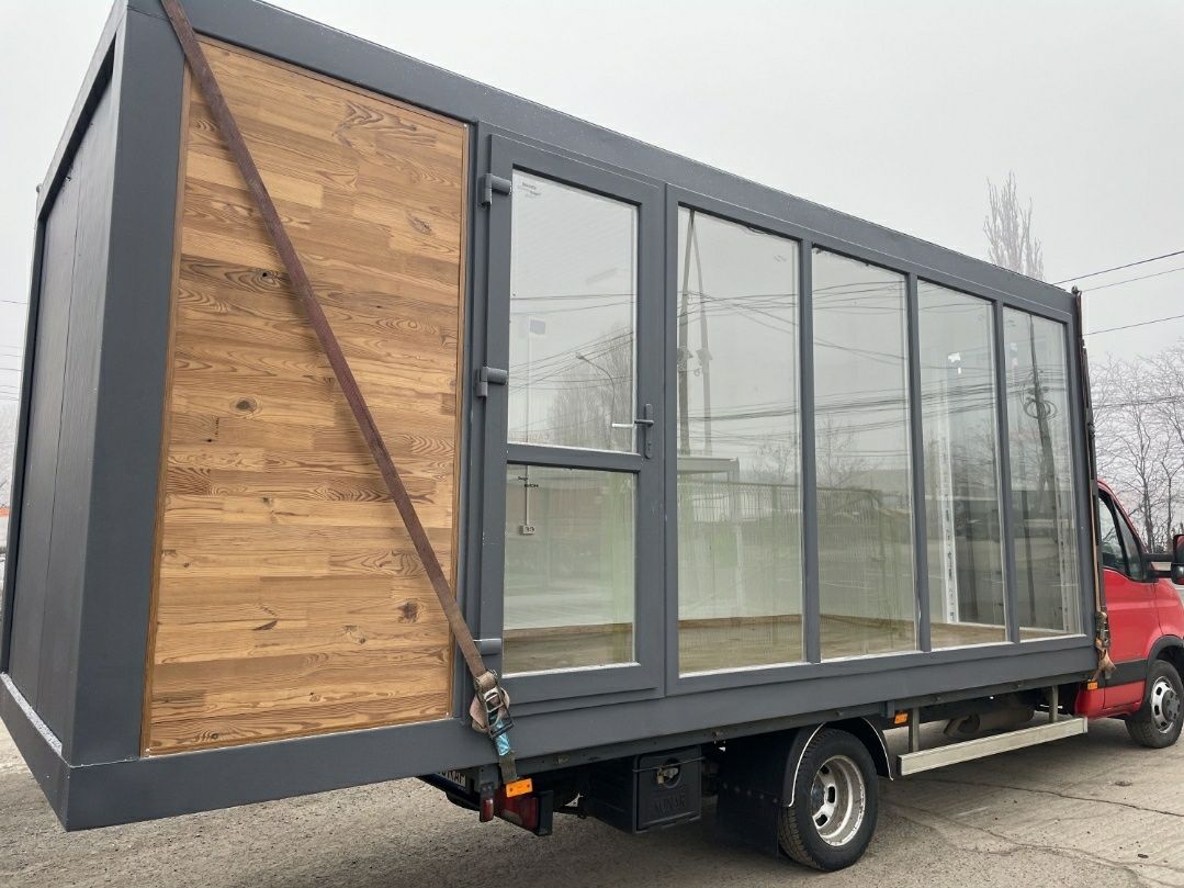 Container vitrină containere garaje locuit