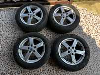 Set roti jante aliaj 16 5x112 Goodyear 205/60R16 - Octavia 4