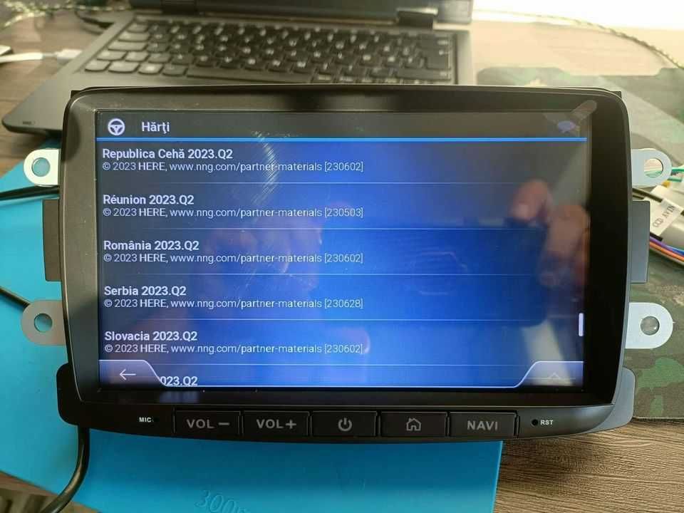 Navigatie Android Dacia Logan, Sandero, Lodgy, Dokker, Duster